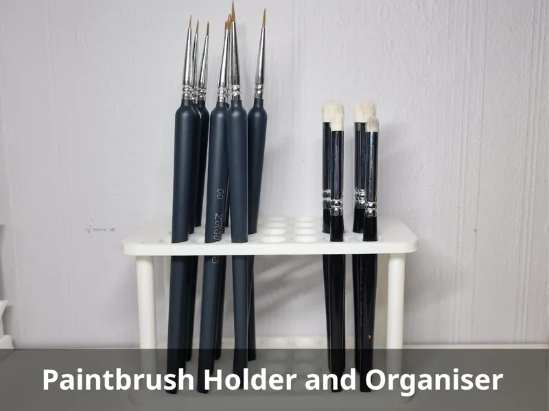 Paintbrush Organiser and Holder