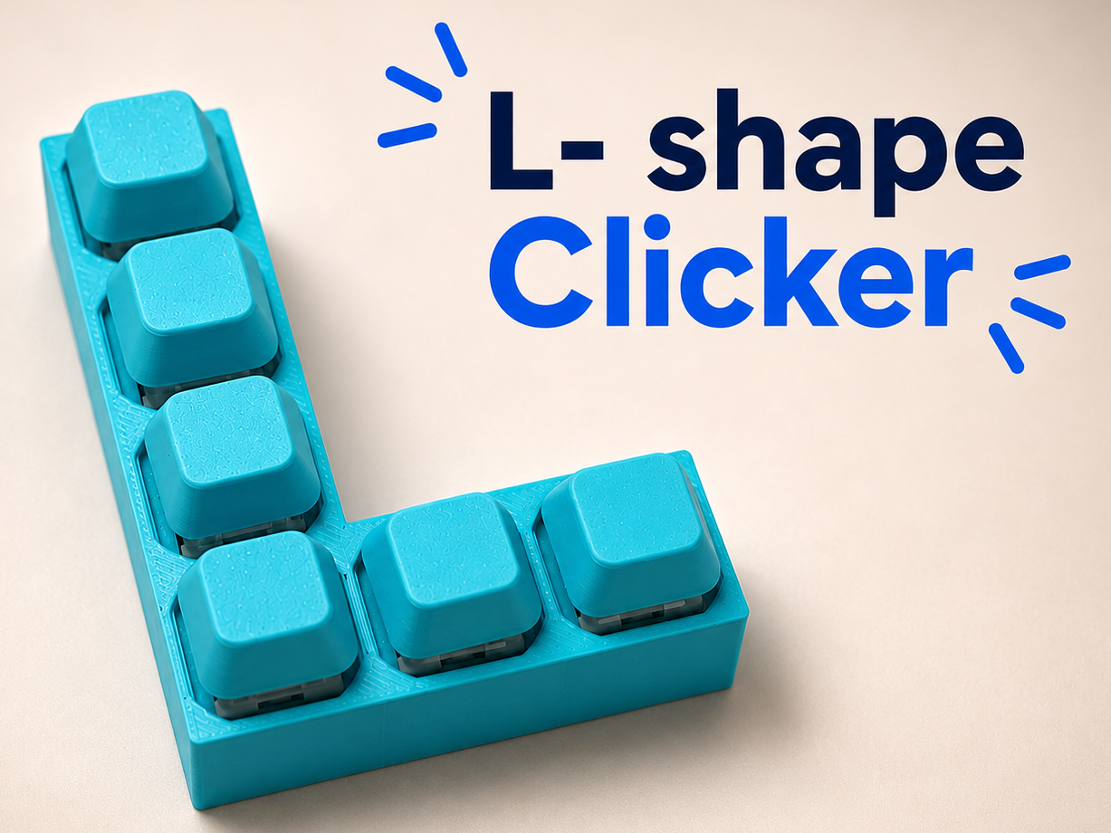 L- Shaped Fidget Clicker