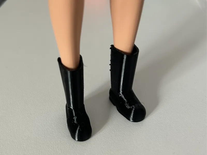 Boots for flat footed 1:6 Scale Fashion Doll