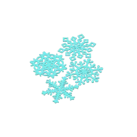 Flocons de neige décoratifs — photo 4