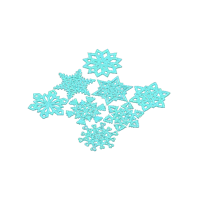 Flocons de neige décoratifs — photo 3