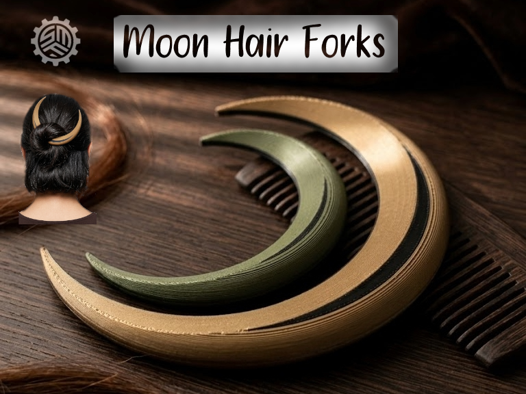 Moon Hair Forks