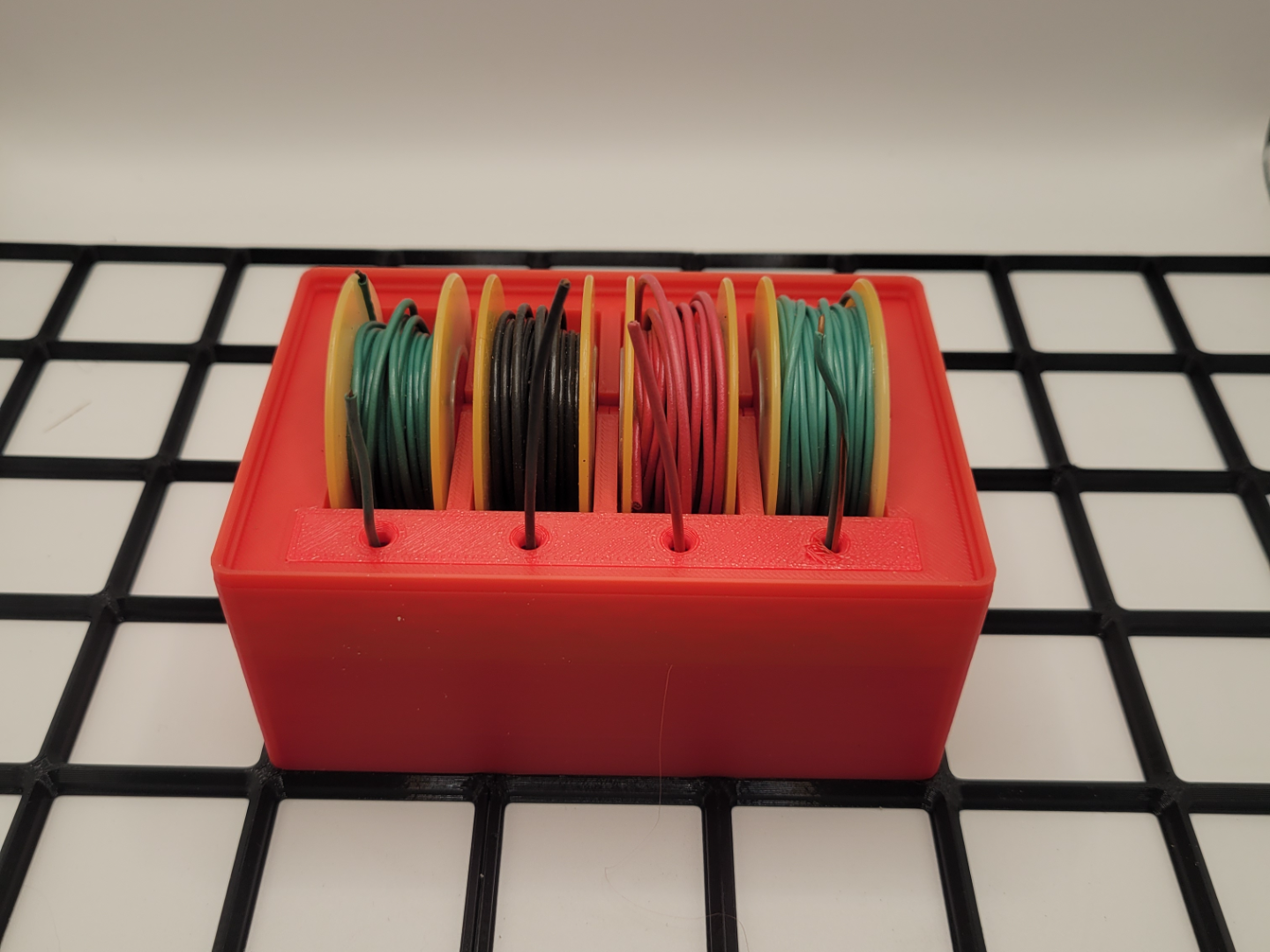 Ultimate Gridfinity Wire Spool/Solder Holder