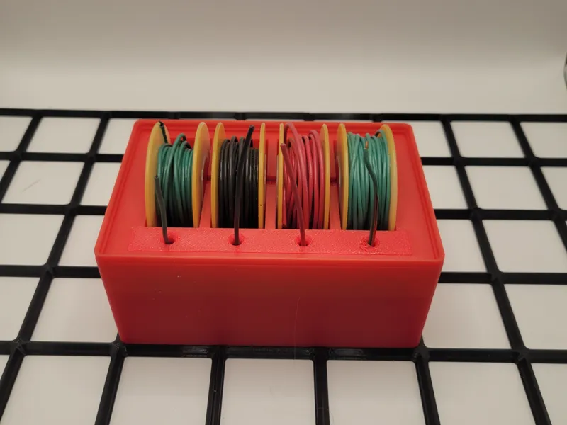 Ultimate Gridfinity Wire Spool/Solder Holder