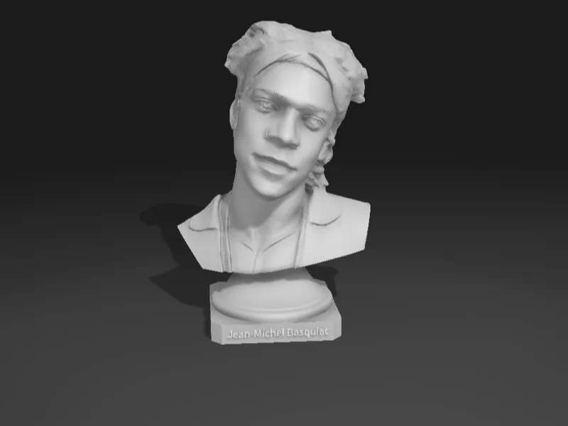 Jean-Michel Basquiat Bust