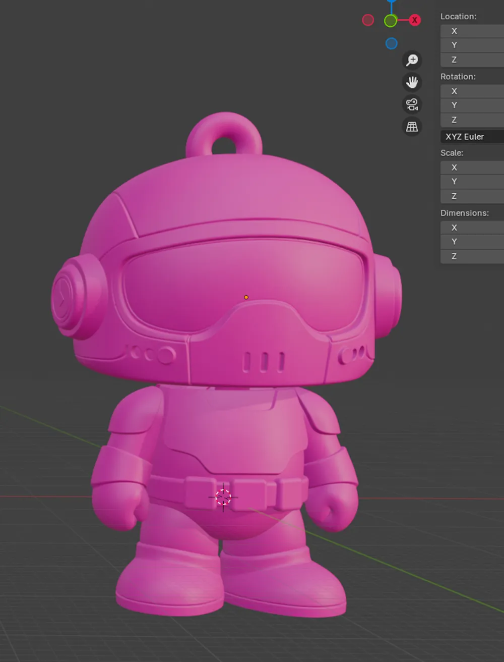 Articulated Flexi Robot Keychain Toy - Free 3D Print Model - MakerWorld