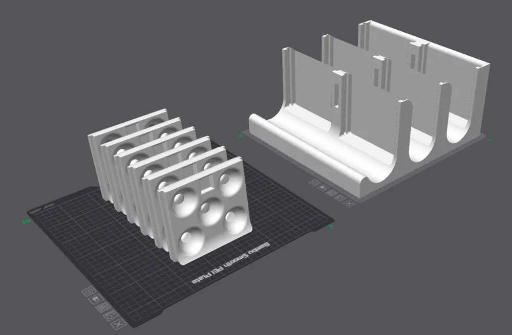 Egg rack for XL eggs with compartments - Free 3D Print Model - MakerWorld