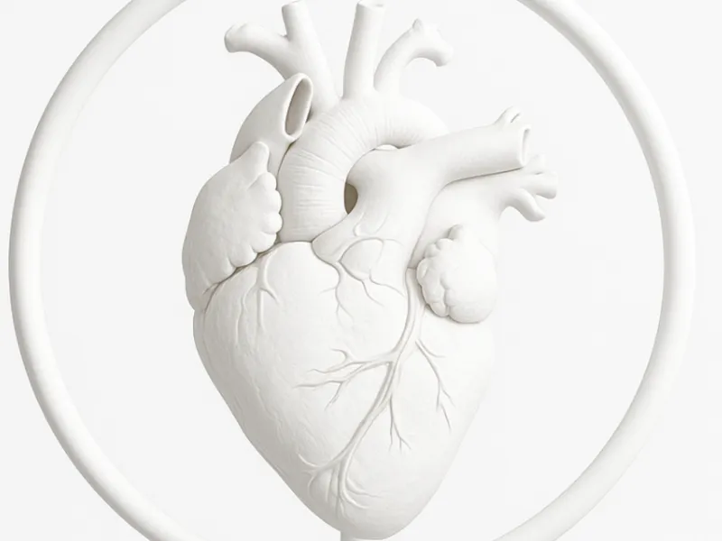 Heart with stand