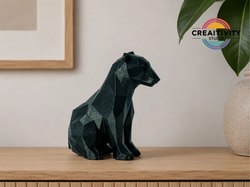 Low Poly - Eisbär "Arvid" - Free Commercial Use