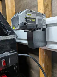 Support de batterie Ryobi pour rail Gladiator — photo 3