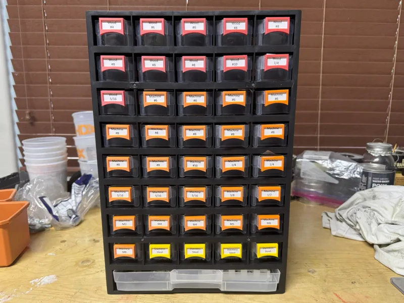 Harbor Freight Storehouse Bin Organizer Labels