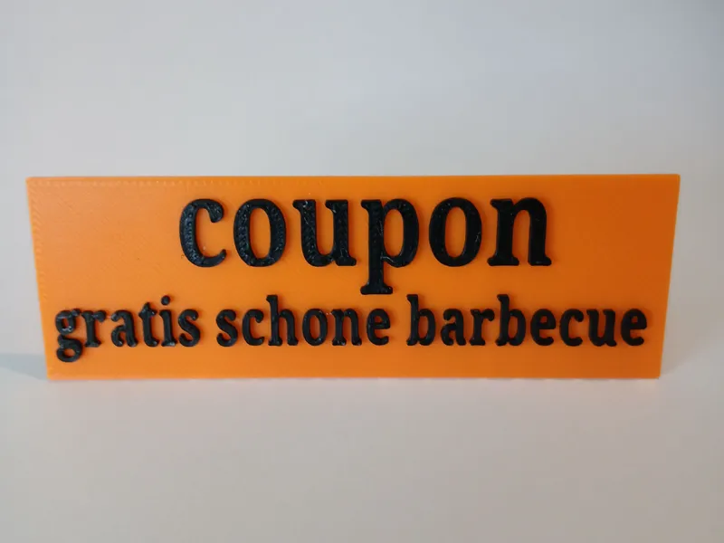 Coupon gratis schone barbecue