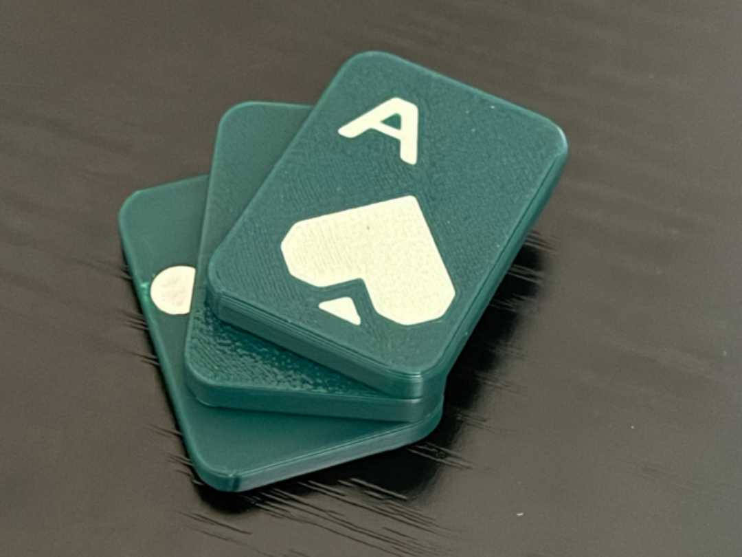 Ace of Hearts Magnetic Slider Fidget V2