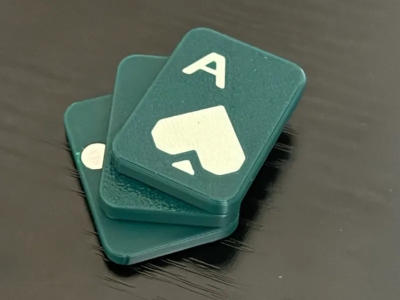 Ace of Hearts Magnetic Slider Fidget V2