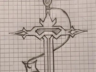 custom sword keychain