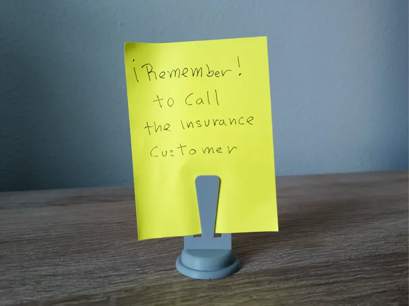 Note Holder Clip