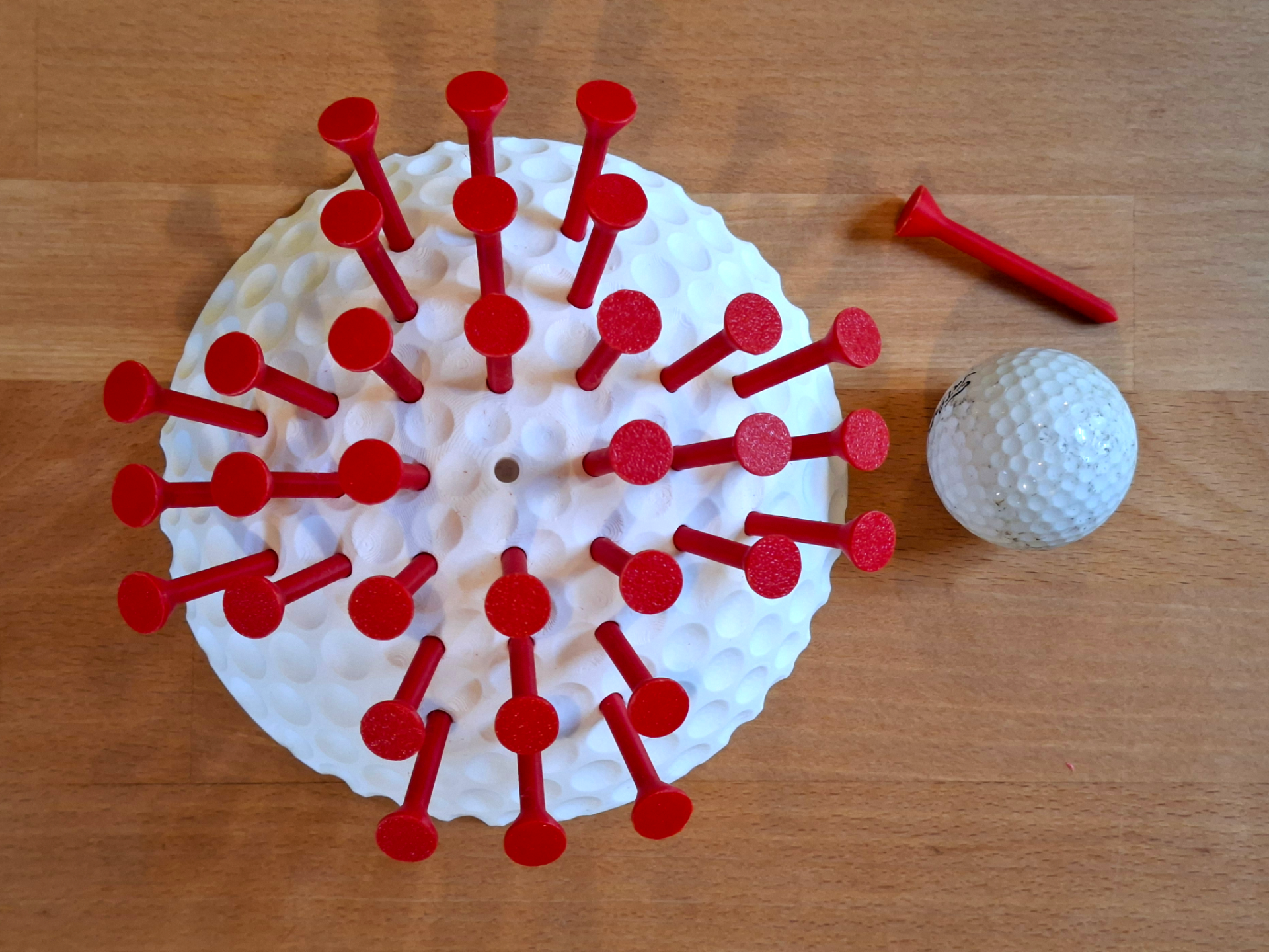 The Golf Tee Solitaire Game 3D model