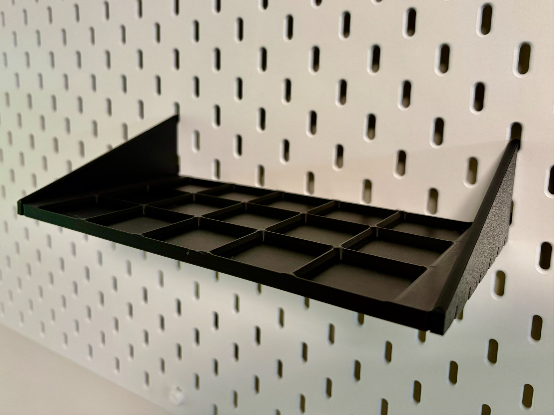 Strong Gridfinity Shelf for SKÅDIS - many sizes