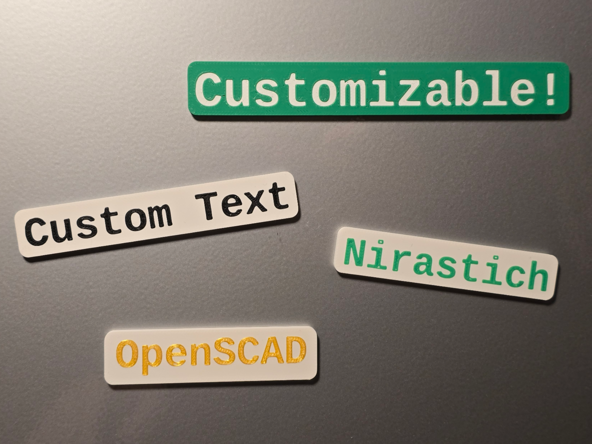 Customizable Magnet-Tag Generator