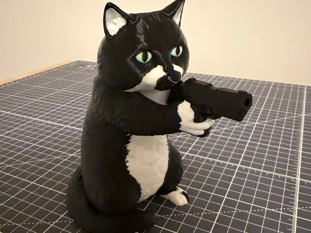 Tuxedo Hit-Cat - Free 3D Print Model - MakerWorld