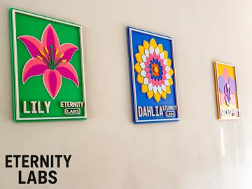 Cuadro decorativo en 3D: The Lily - Wall Art — vista de referencia 4