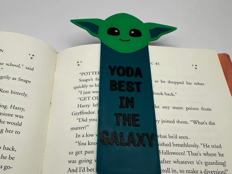 Yoda Best In The Galaxy Star Wars Bookmark