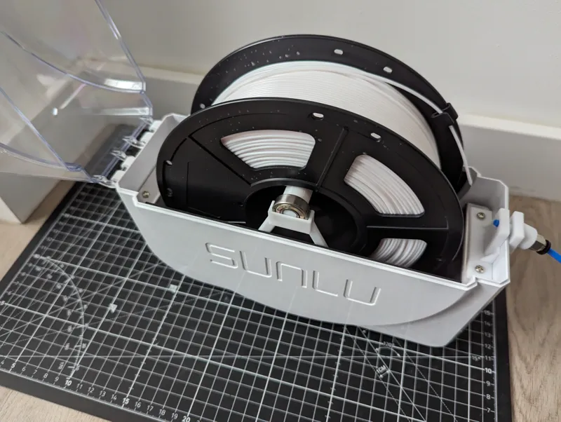 Sunlu S1 dryer filament spool V2 roller mod