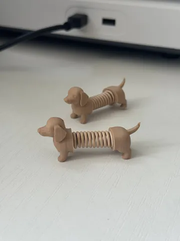 Accesorio para filamento: Springy dachshund dog — vista de referencia 5