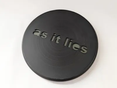 Disc Golf Mini Marker with Customizable Text