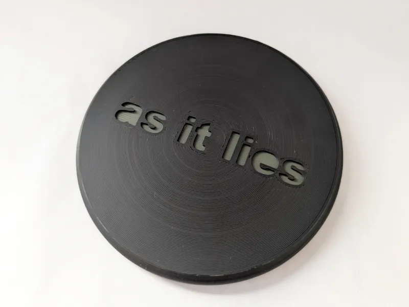 Disc Golf Mini Marker with Customizable Text