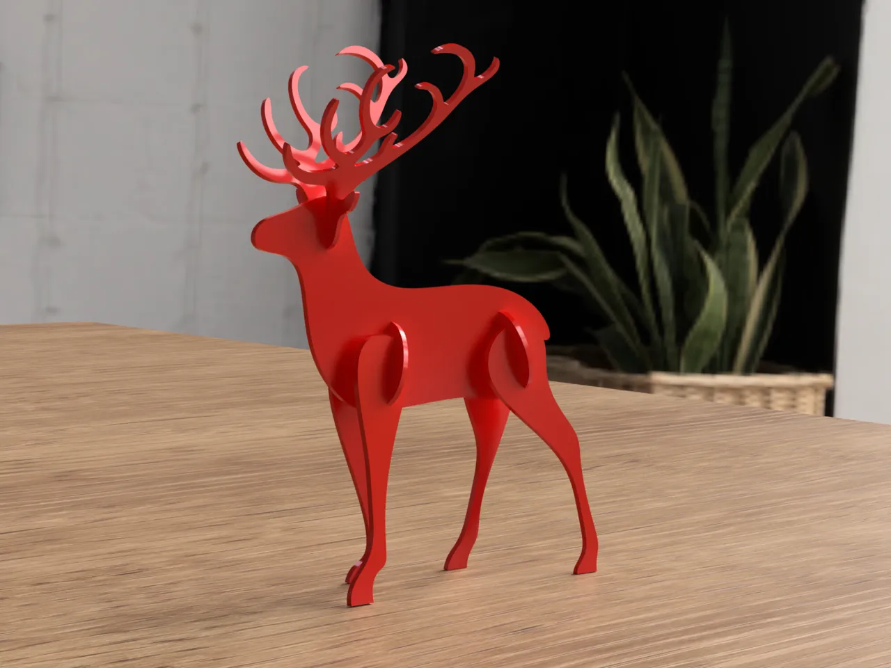Christmas Deer Kit Card view 4