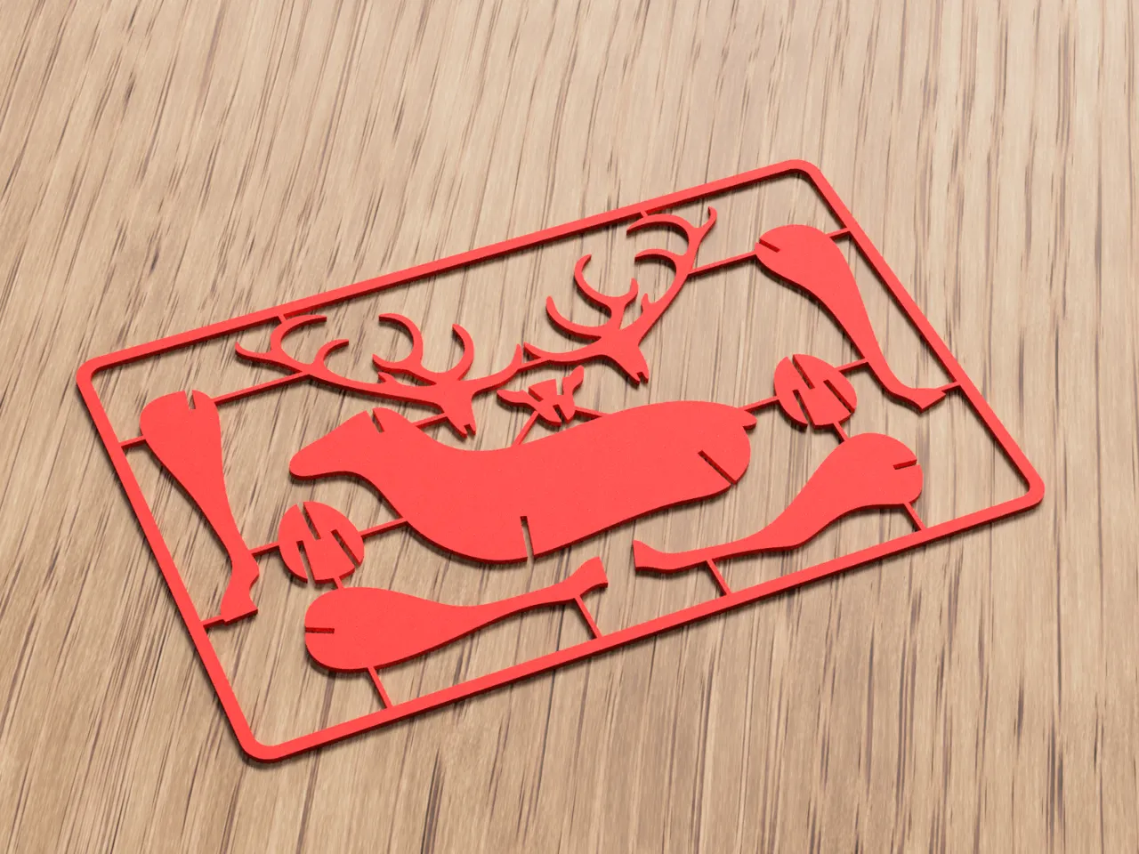 Christmas Deer Kit Card view 2