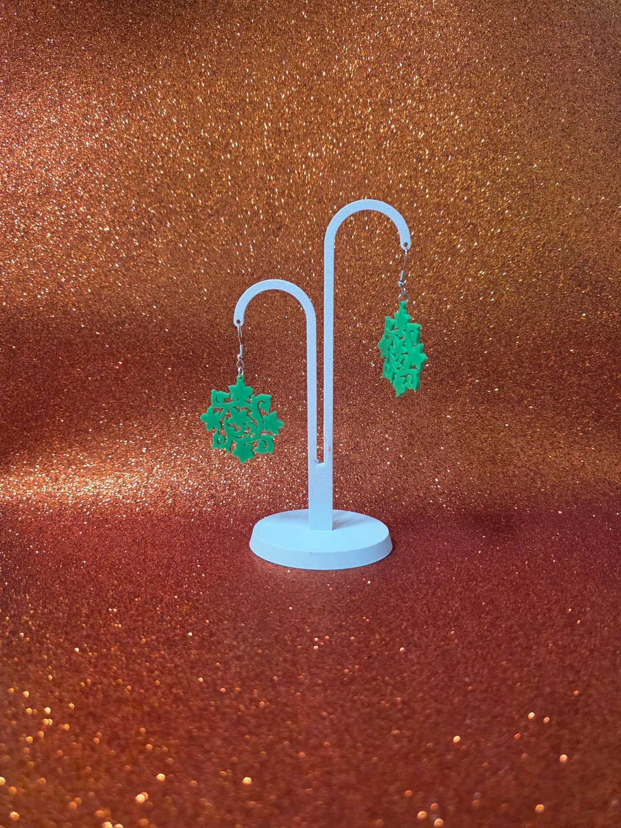 Elven wreath earrings view 3