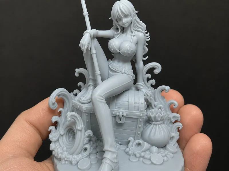 Full Body Nami From One Piece 3D Model Fan Art 