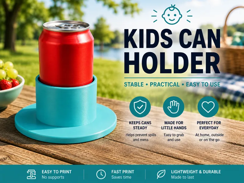 Kids Can Holder | Anti-Spill for Soda Cans