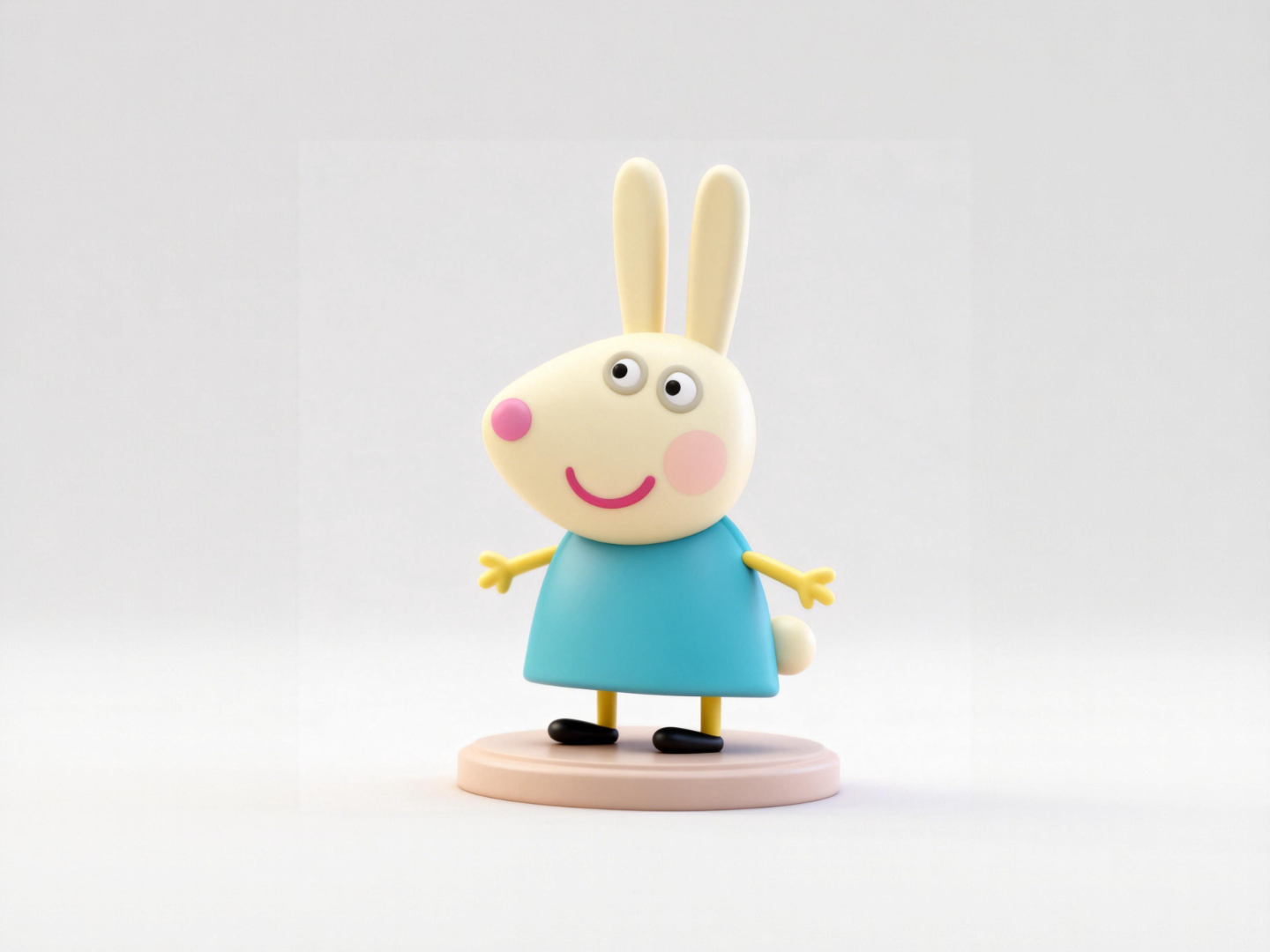 小兔瑞贝卡-小猪佩奇peppapig-儿童过家家涂色玩具