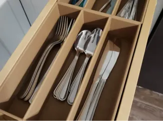 Utensil Holder Insert for Kitchen Drawer