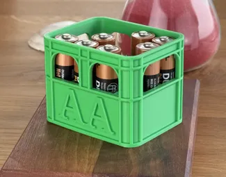 AA Batterie Crate beer style