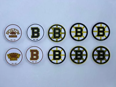 Boston Bruins Historical Coaster Set