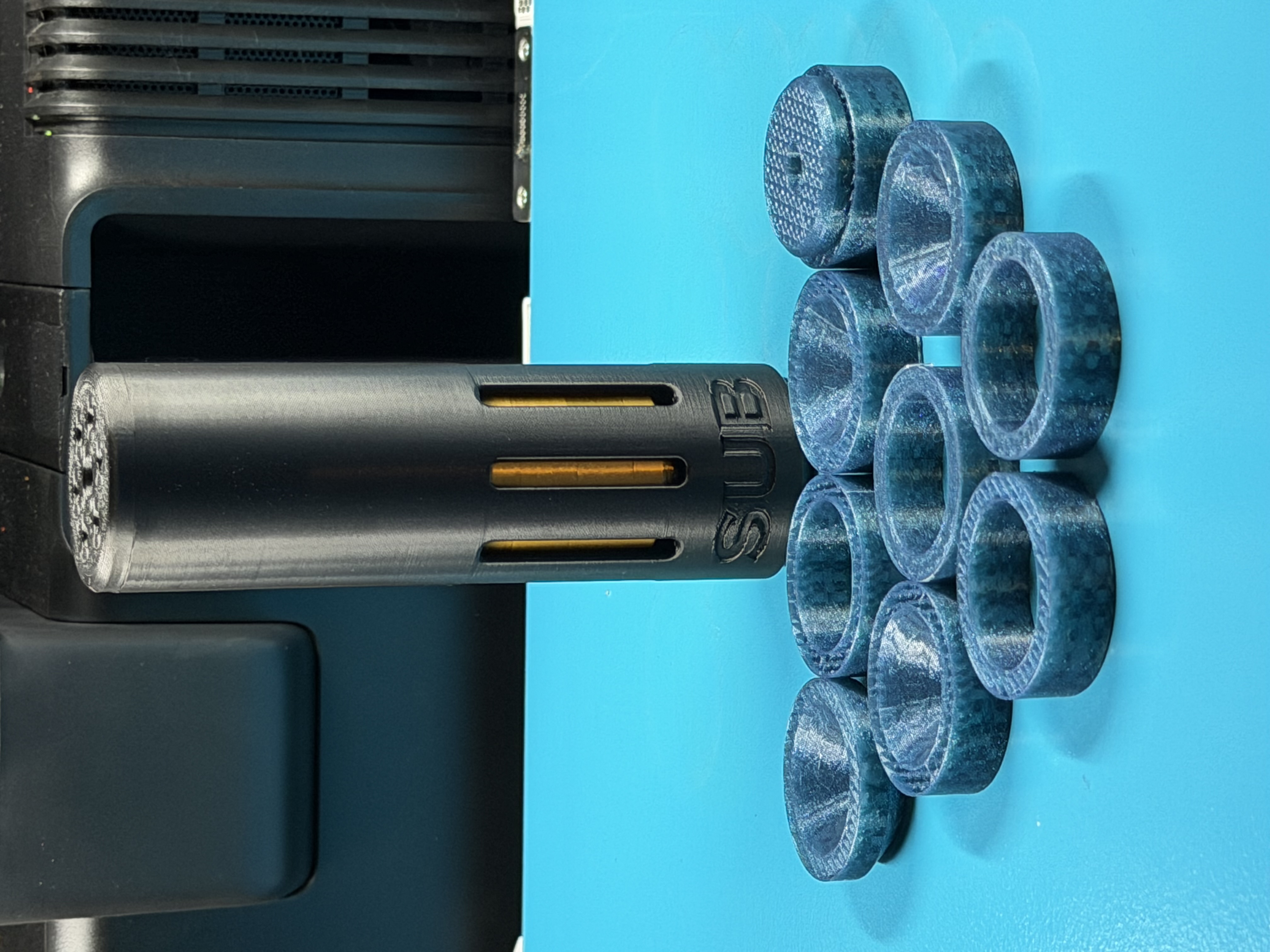 Miniatura 3 do modelo 3D Air rifle suppressor 1/2"UNF and 14mmCCW(The Void)