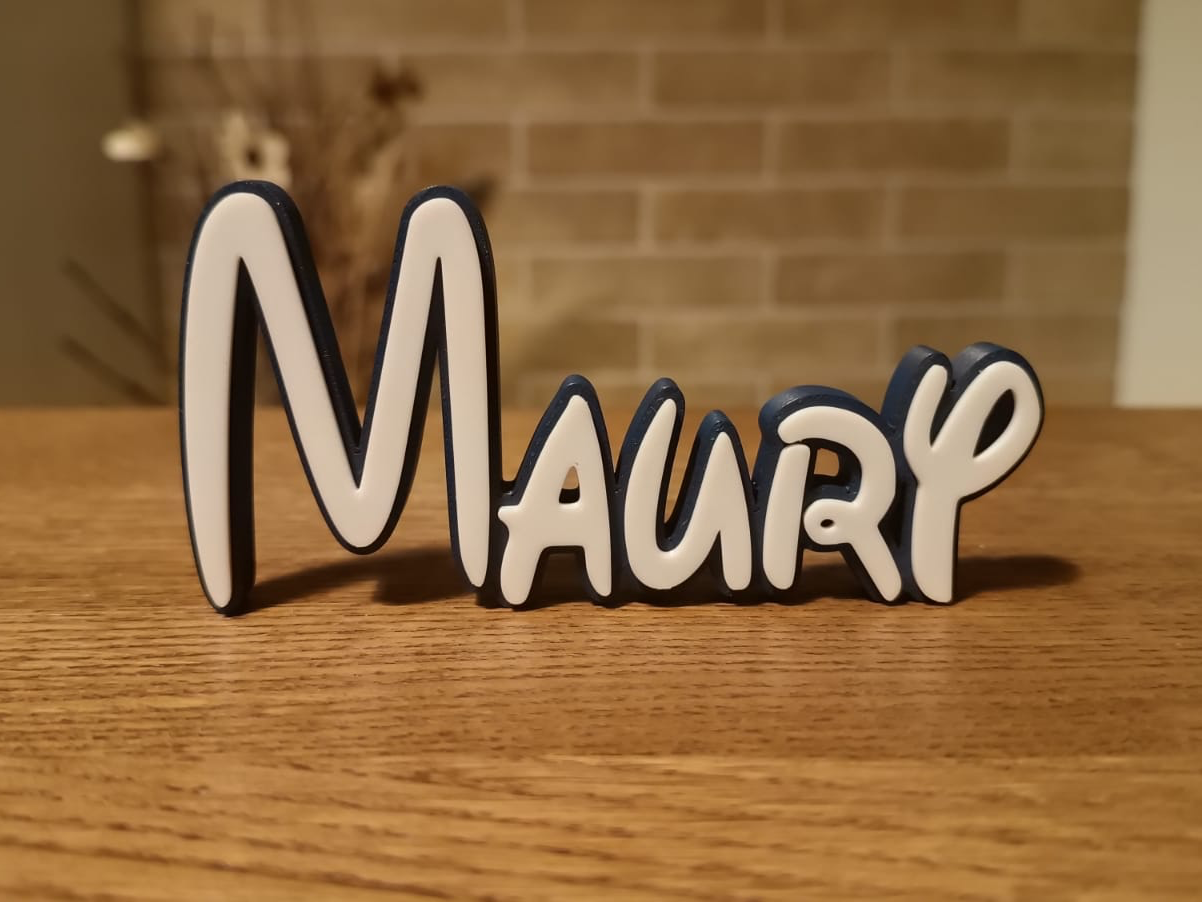 Maury Name Disney Font 