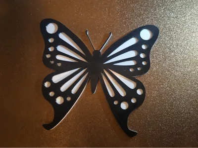 Two Color Butterfly Easy Print