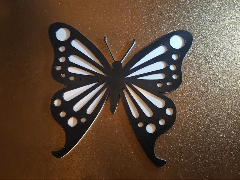 Two Color Butterfly Easy Print