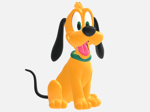 Pluto the Hound - High Quality Fan Art Figure