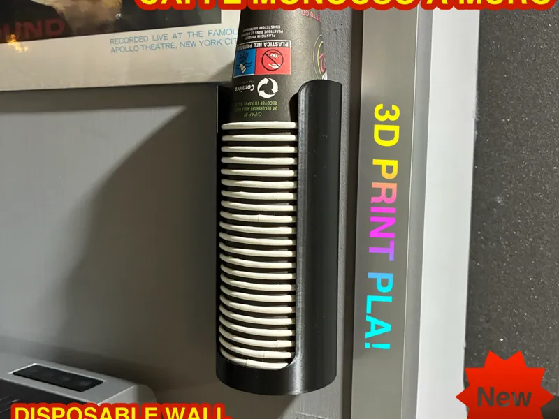 Dispenser Verticale Supporto Bicchierini Caffè