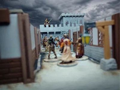 Zombicide BP Wall System + Wulfsburg Towers