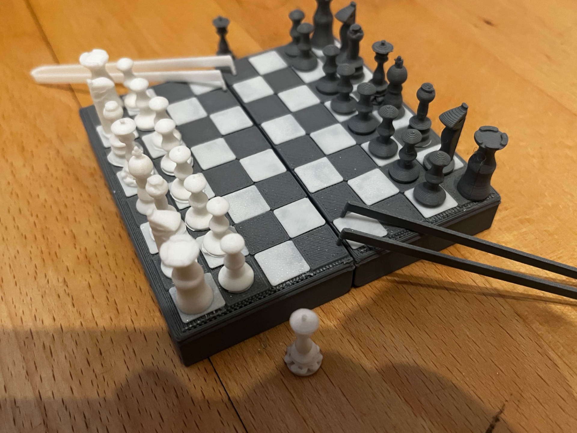 Miniatura 1 do modelo 3D Foldable Mini Chess