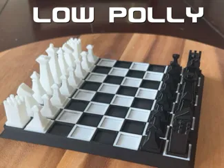 Low Poly Chess Set