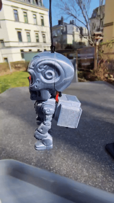 Miniatura 5 do modelo 3D mini flexi Terminator T800