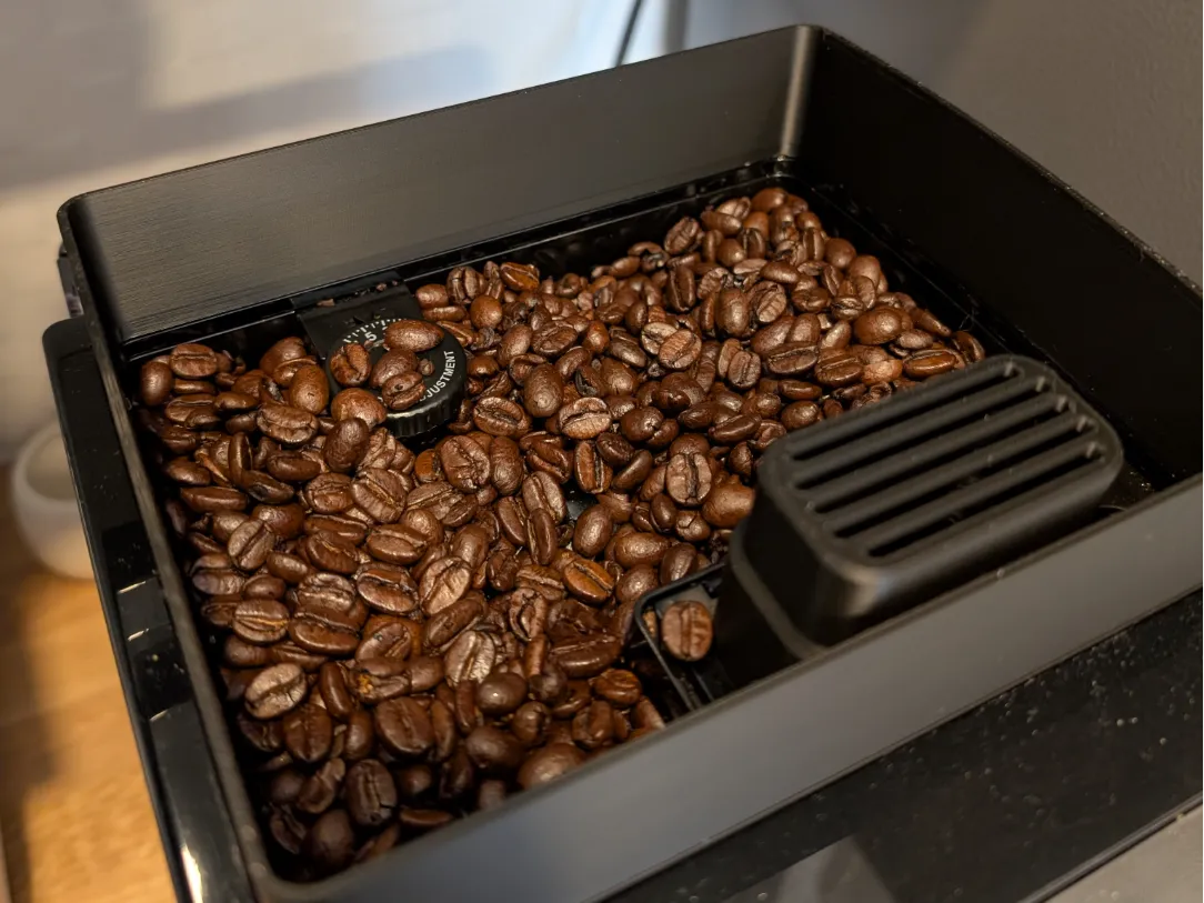 Rehausse de trémie à grains pour machine Delonghi